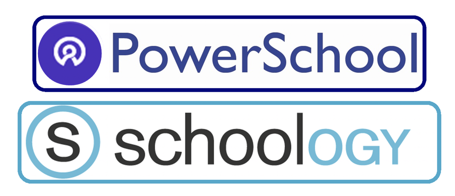 Powerschool and Schoology logos